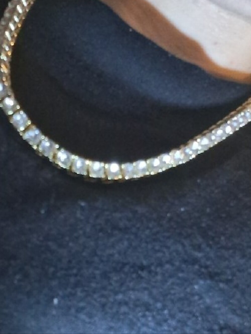 Mens 14k Gold Filled Over Sterling With Real Moissy 💎 16in 4mm 32ct - Picture 6 of 6